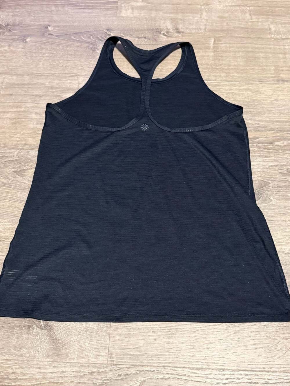 Athleta Racerback Tank Top Navy Size Large - Picture 3 of 4